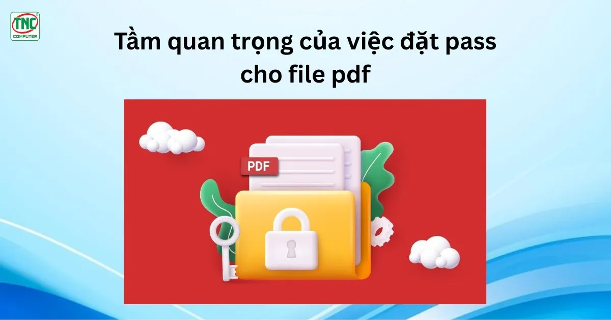 đặt pass cho file pdf