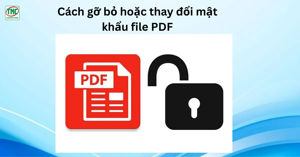 cách bỏ pass pdf