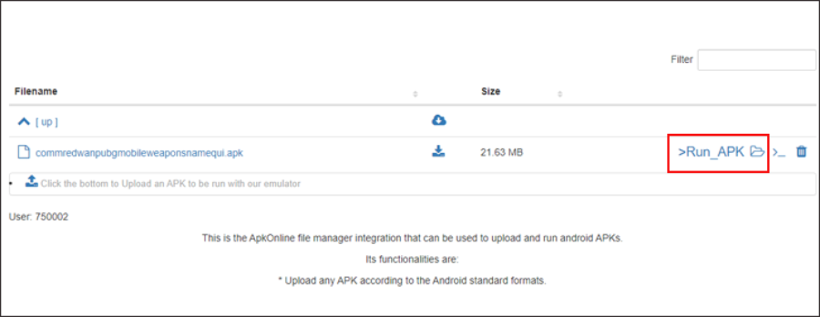 Chạy file APK