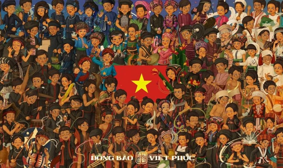 Hình lá cờ Việt Nam 