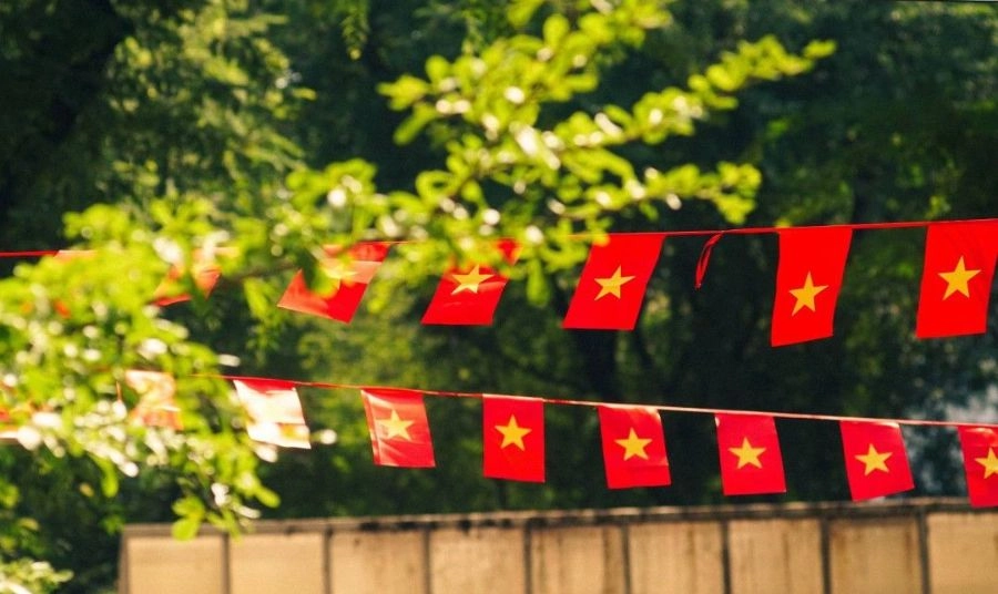 Hình nền lá cờ Việt Nam đẹp 2025