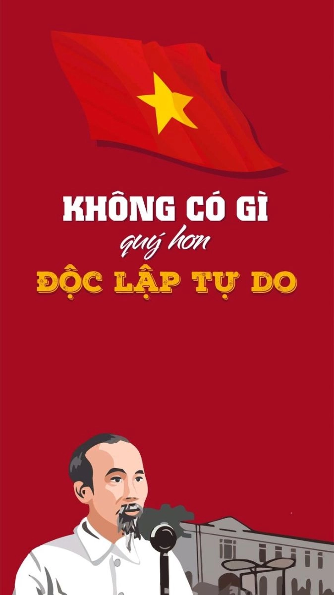 Hình lá cờ Việt Nam cho điện thoại 4K, miễn phí