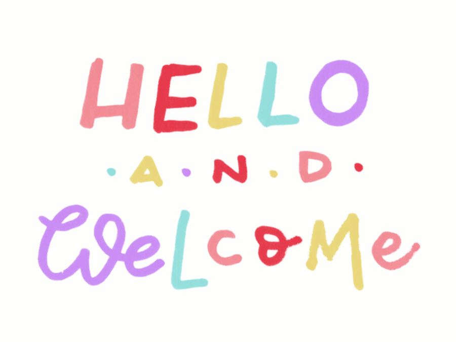Hình nền PowerPoint Hello 1