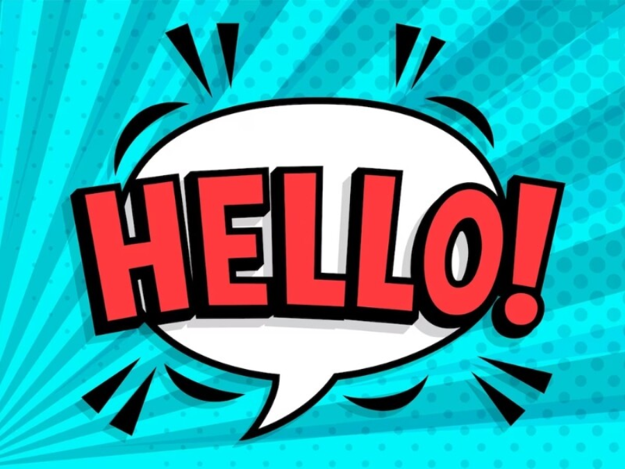 Hình nền PowerPoint Hello 5