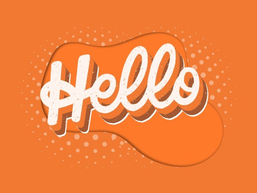 Hình nền PowerPoint Hello 9