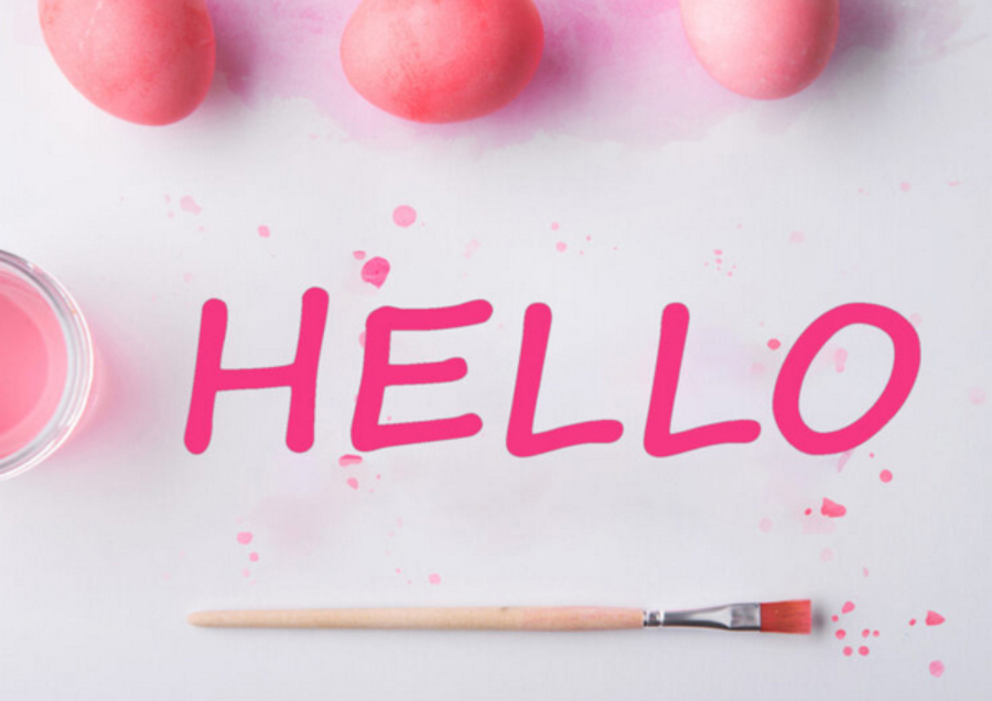 Hình nền PowerPoint Hello 11
