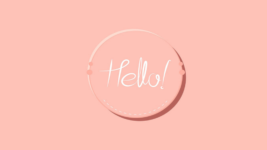 Hình nền PowerPoint Hello 12