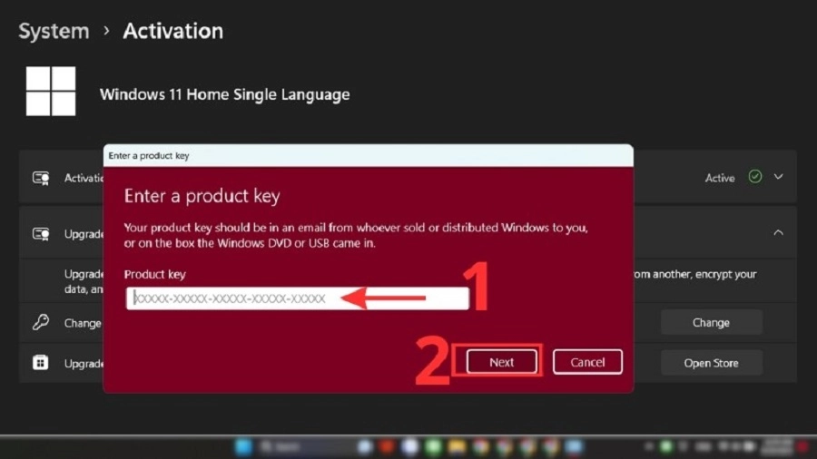active win 11 12