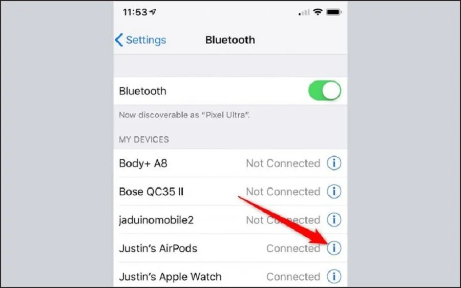 Hướng dẫn cách kết nối tai nghe bluetooth với iphone 1