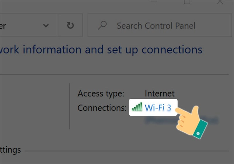 check IP máy tính từ thanh Taskbar b4
