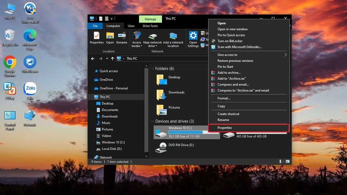 Sử dụng Properties để xem biểu đồ chi tiết Sử dụng Properties để xem biểu đồ chi tiết