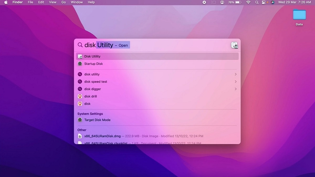 Kiểm tra chi tiết bằng Disk Utility (Tiện ích ổ đĩa) Kiểm tra chi tiết bằng Disk Utility (Tiện ích ổ đĩa)