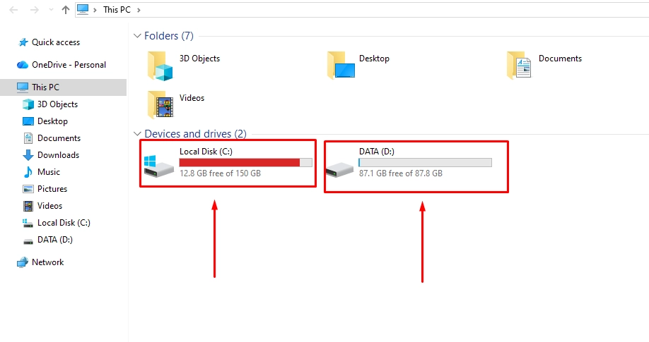Kiểm tra dung lượng ổ cứng trên máy tính Kiểm tra dung lượng ổ cứng trên máy tính