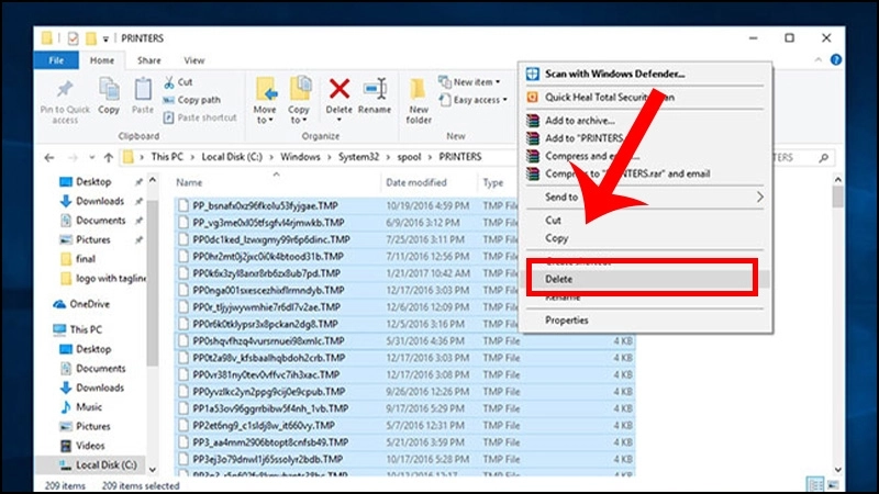 Lỗi Spooling máy in