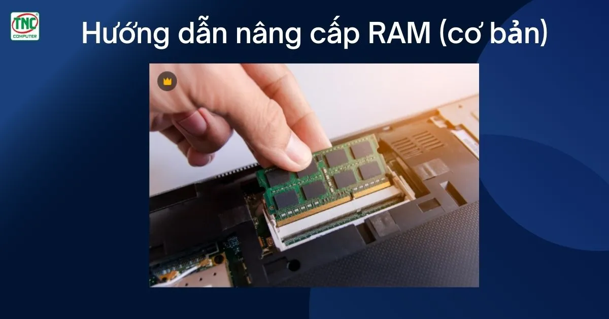 cach nang cap ram laptop