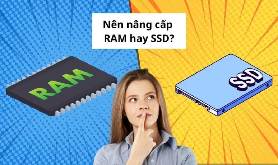 Nên nâng cấp RAM hay SSD 1
