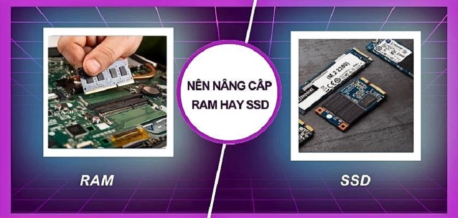 Nên nâng cấp RAM hay SSD 3
