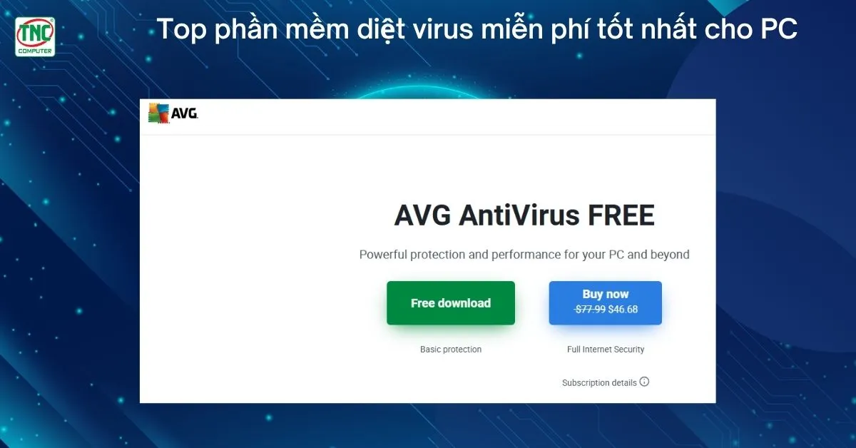 phần mềm diệt virus miễn phí pc