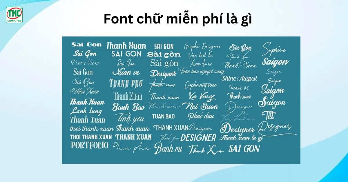 Phông chữ miễn phí
