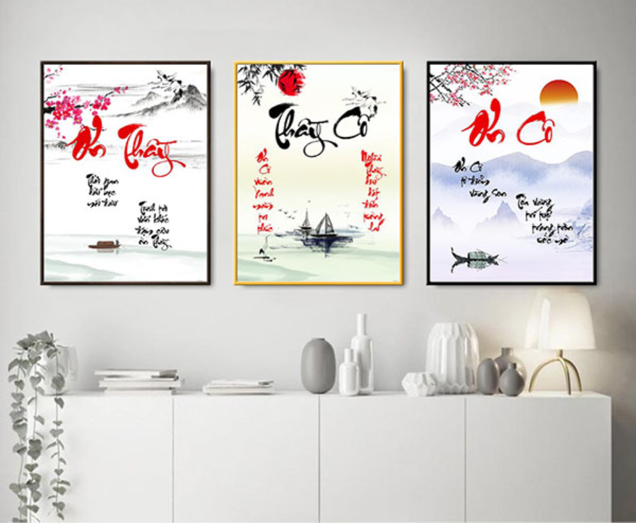 Một bức tranh treo tường sẽ là món quà tặng 8/3 ý nghĩa dành tặng cô giáo