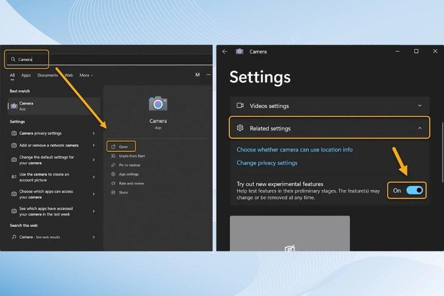 Cách quét mã QR trên máy tính bằng Camera (Windows Camera)