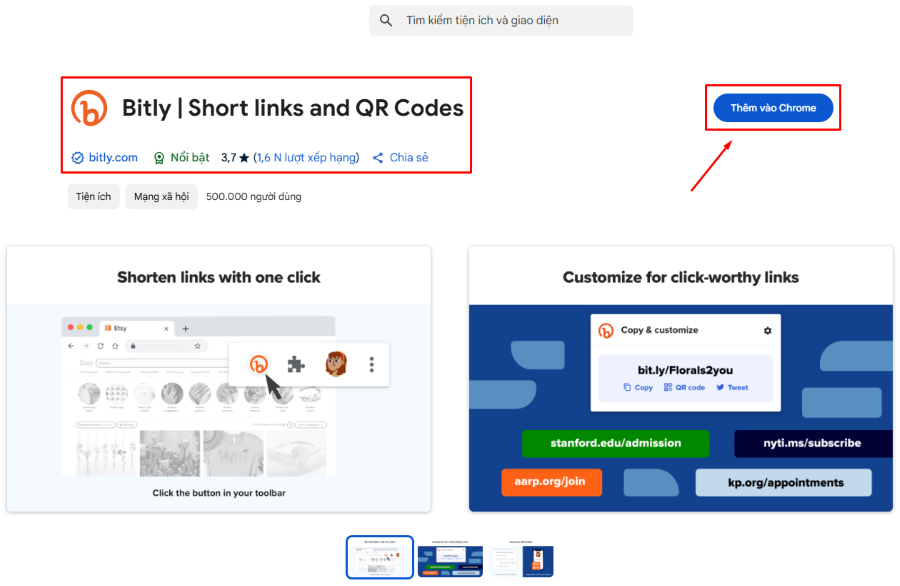 rút gọn link