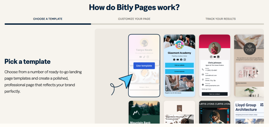 landing page