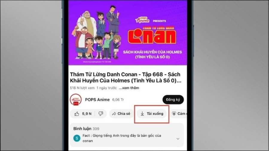 Mở ứng dụng YouTube trên iPhone