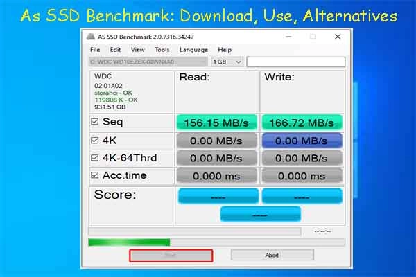 AS SSD Benchmark