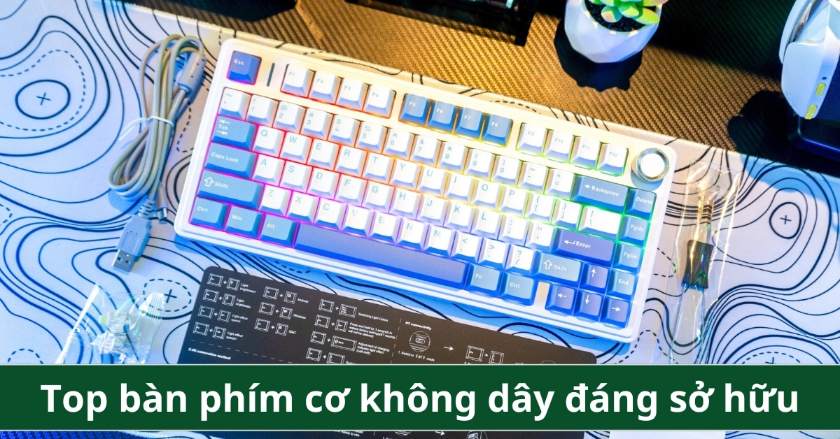 Top bàn phím cơ không dây đáng sở ...