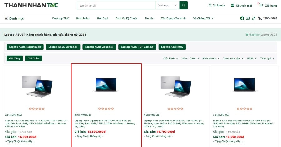 Tìm hiểu web so sánh laptop hữu ích dành cho bạn