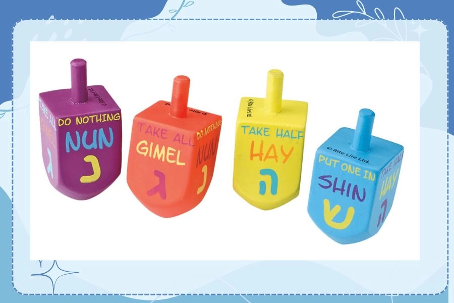 xoay con quay dreidel trên google