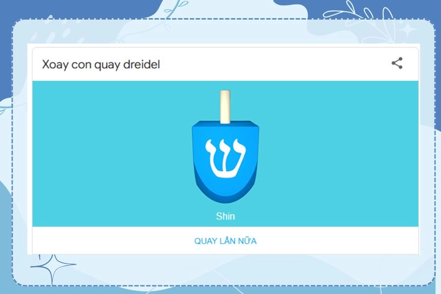 xoay con quay dreidel