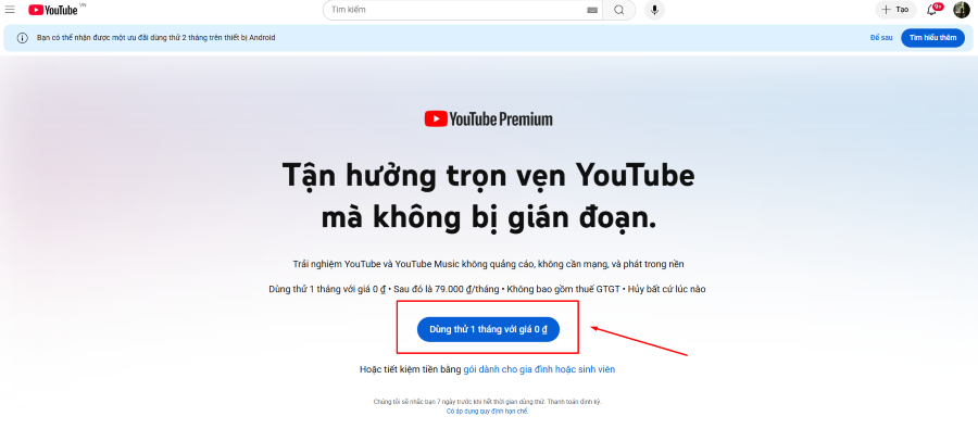youtube premium