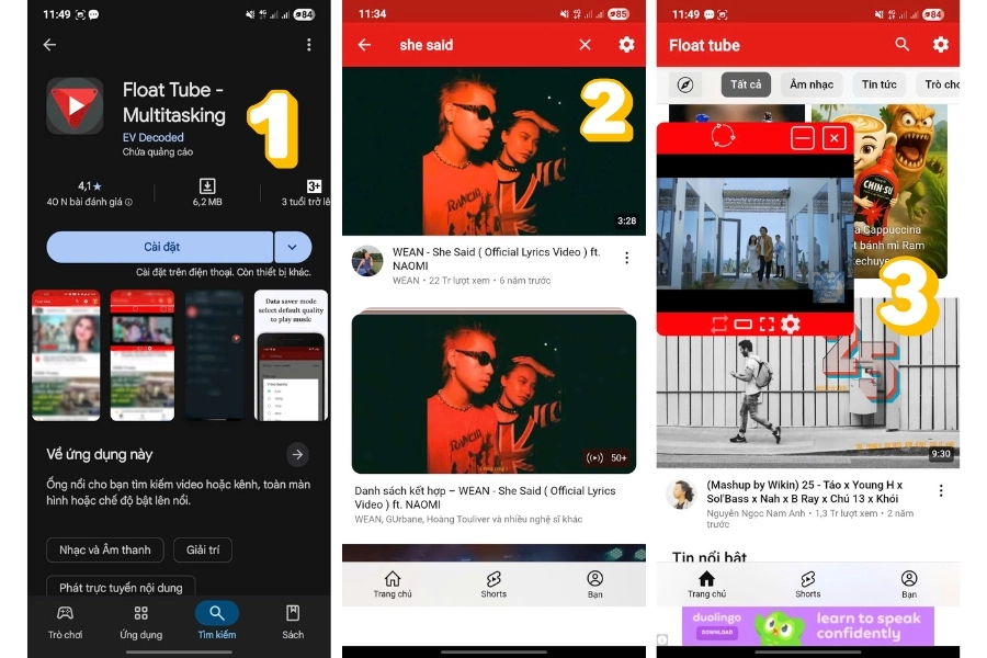 youtube tắt màn hình