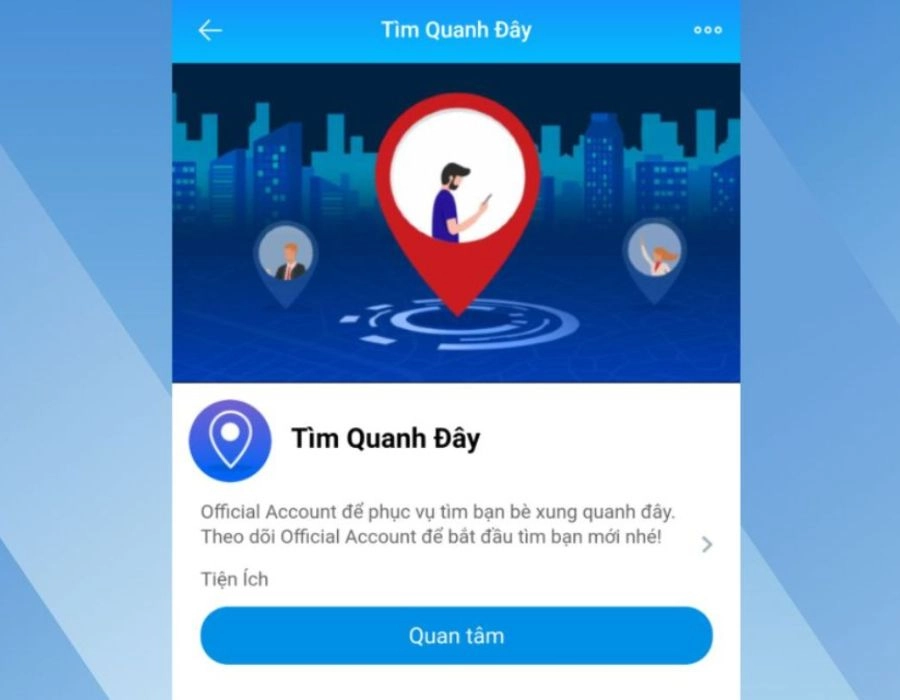 Zalo tìm quanh đây