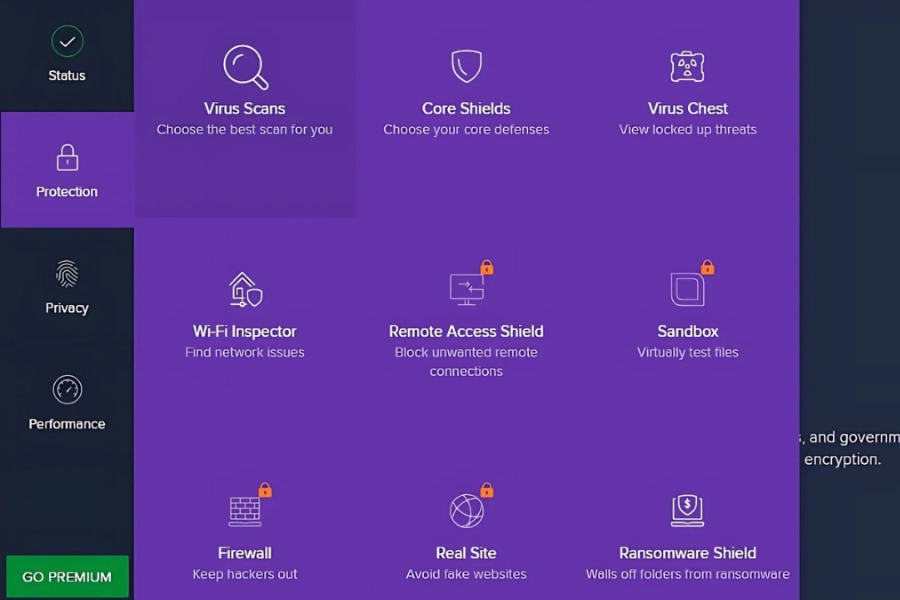 Các tính năng nổi bật của Avast Free Antivirus Các tính năng nổi bật của Avast Free Antivirus