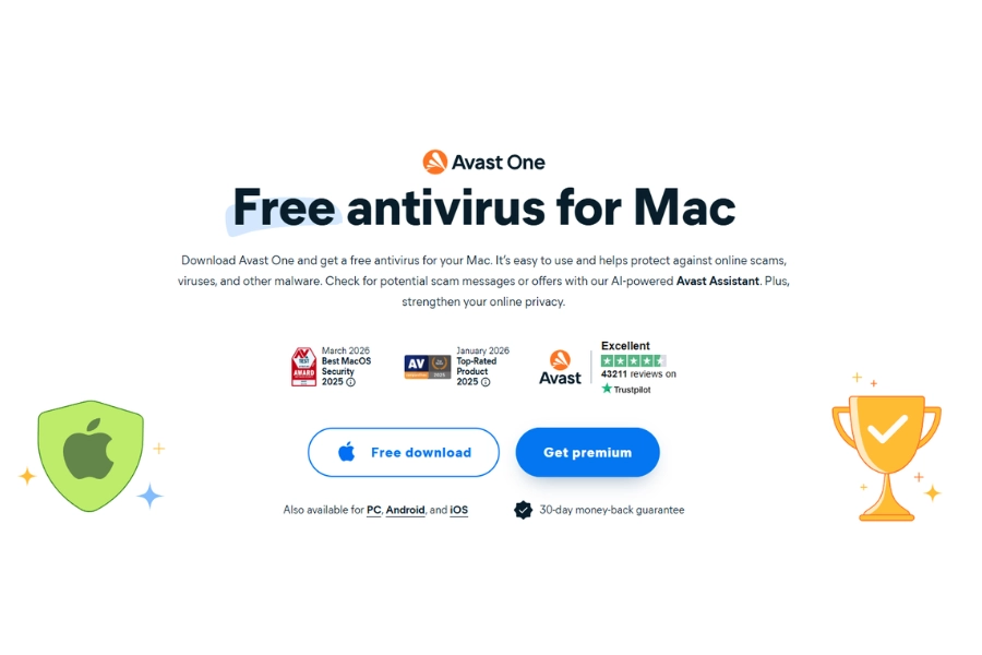 Cài đặt Avast Free Antivirus cho Mac Cài đặt Avast Free Antivirus cho Mac