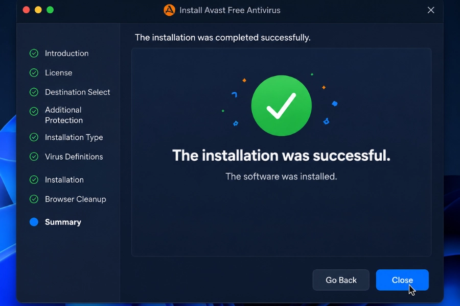 Hoàn tất cài đặt Avast Free Antivirus đơn giản cho Mac Hoàn tất cài đặt Avast Free Antivirus đơn giản cho Mac