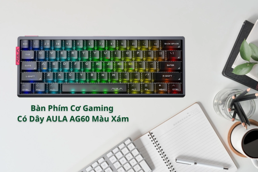 Bàn phím cơ Gaming có dây AULA AG60 