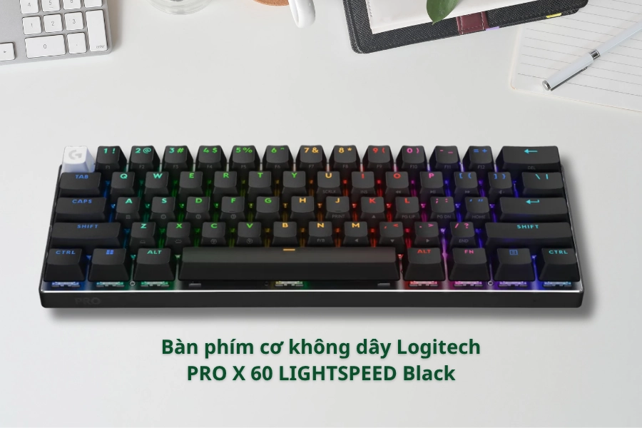 Bàn phím cơ không dây Logitech Pro X 60 Lightspeed