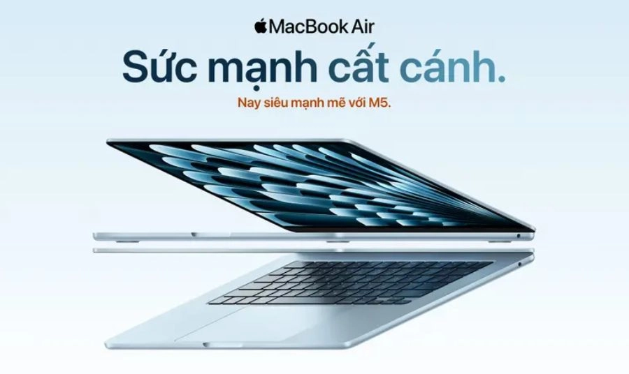 MacBook Air M5 2026 — AI trực tiếp trên máy
