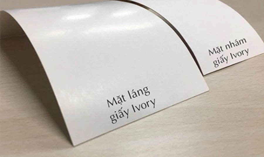 Giấy Ivory – Đẳng cấp của sự tinh tế trong thiết kế quà tặng