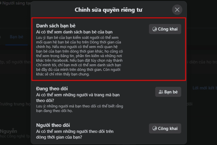 Thiết lập chế độ hiển thị Thiết lập chế độ hiển thị