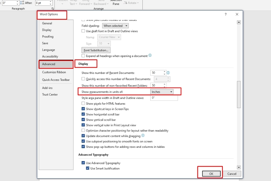 Chuyển đổi đơn vị đo từ Inch sang Centimeters (cm)