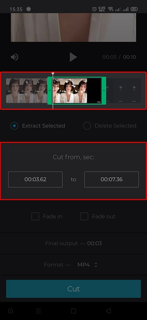 Tải video từ thiết bị Bấm vào nút Chọn tệp (Chọn tệp) màu xanh lớn ở giữa màn hình