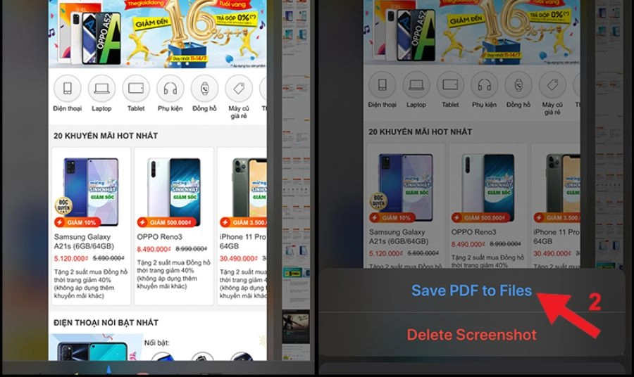 Lưu tệp. Sau khi kiểm tra xong, nhấn Lưu vào Tệp (Save to Files)
