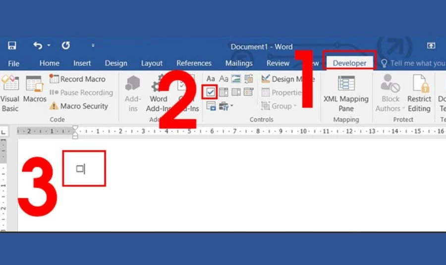 nhấn vào Properties trong thẻ Developer