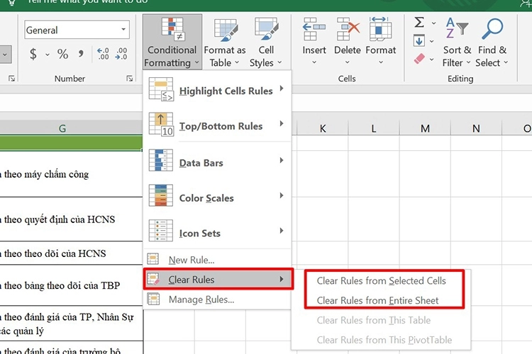 Xóa Data Links (liên kết dữ liệu) không cần thiết