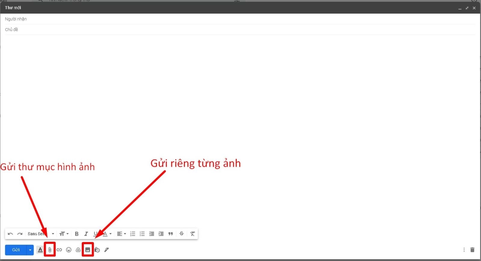 Gửi dưới dạng tệp đính kèm Gửi dưới dạng tệp đính kèm